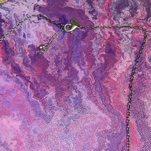 American Eagle Outfitters Multi Layered Chain Metal Bead and Stone Necklace - Picture 5 of 6